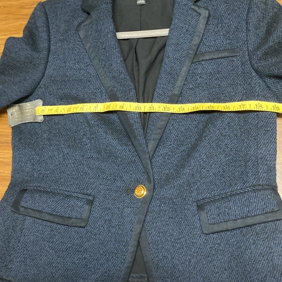 Ann Taylor Classic Blue Blazer and Skirt MULTI size Ensemble - Picture 6 of 15